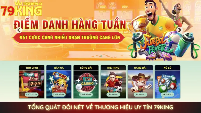 Tổng quát đôi nét về thương hiệu uy tín 79King Tổng quát đôi nét về thương hiệu uy tín 79King