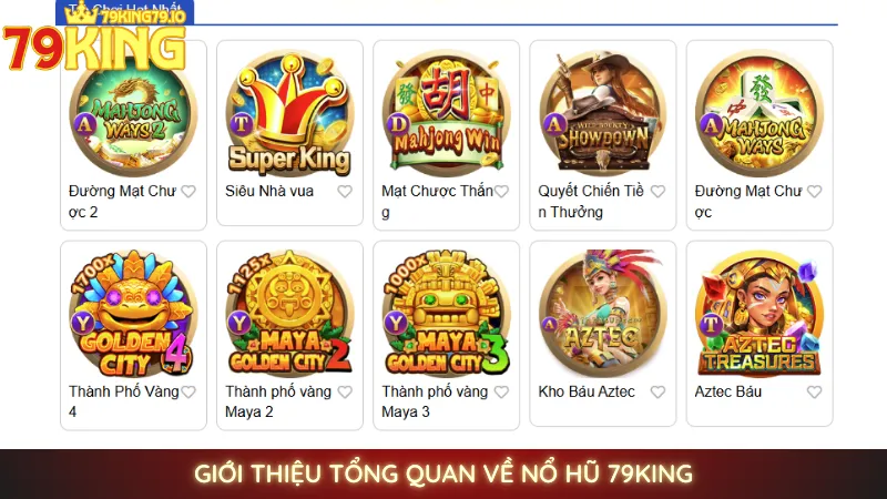 Giới thiệu tổng quan về nổ hũ 79King
