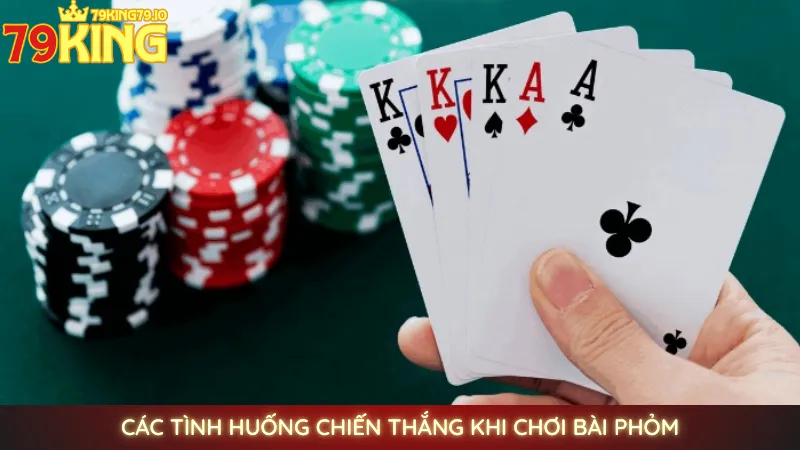 Chơi Phỏm online 79king | Sân chơi đấu trí đỉnh cao 4 Các tình huống chiến thắng khi chơi bài Phỏm