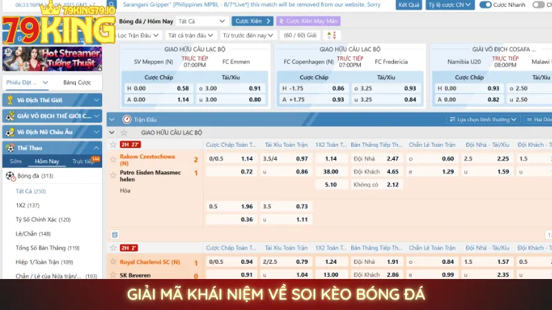 Giải mã khái niệm về soi kèo bóng đá